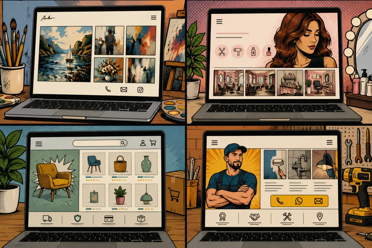 No todas las empresas necesitan un sitio web complejo.