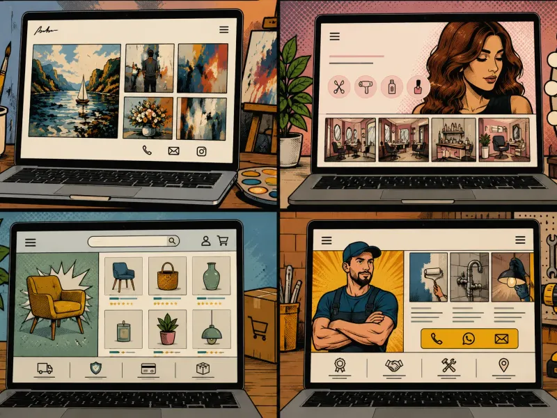 No todas las empresas necesitan un sitio web complejo.