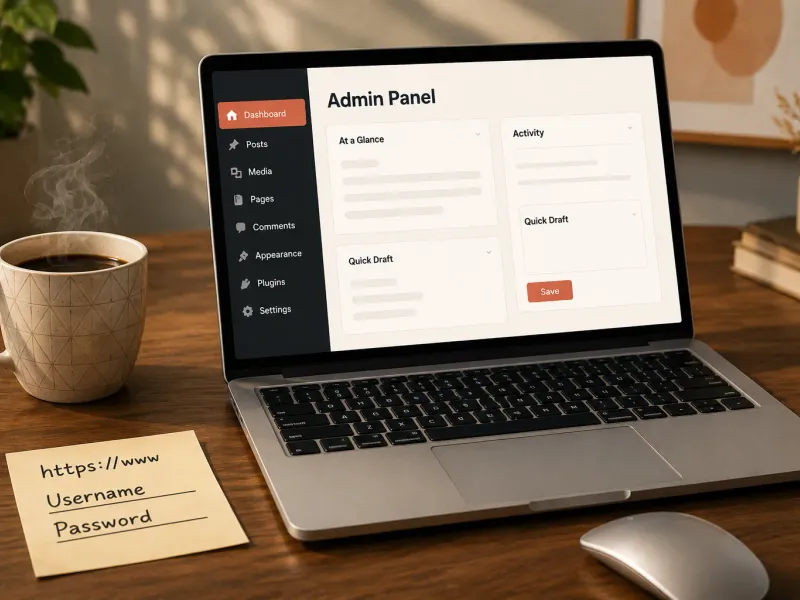 Website admin panel. What is it?