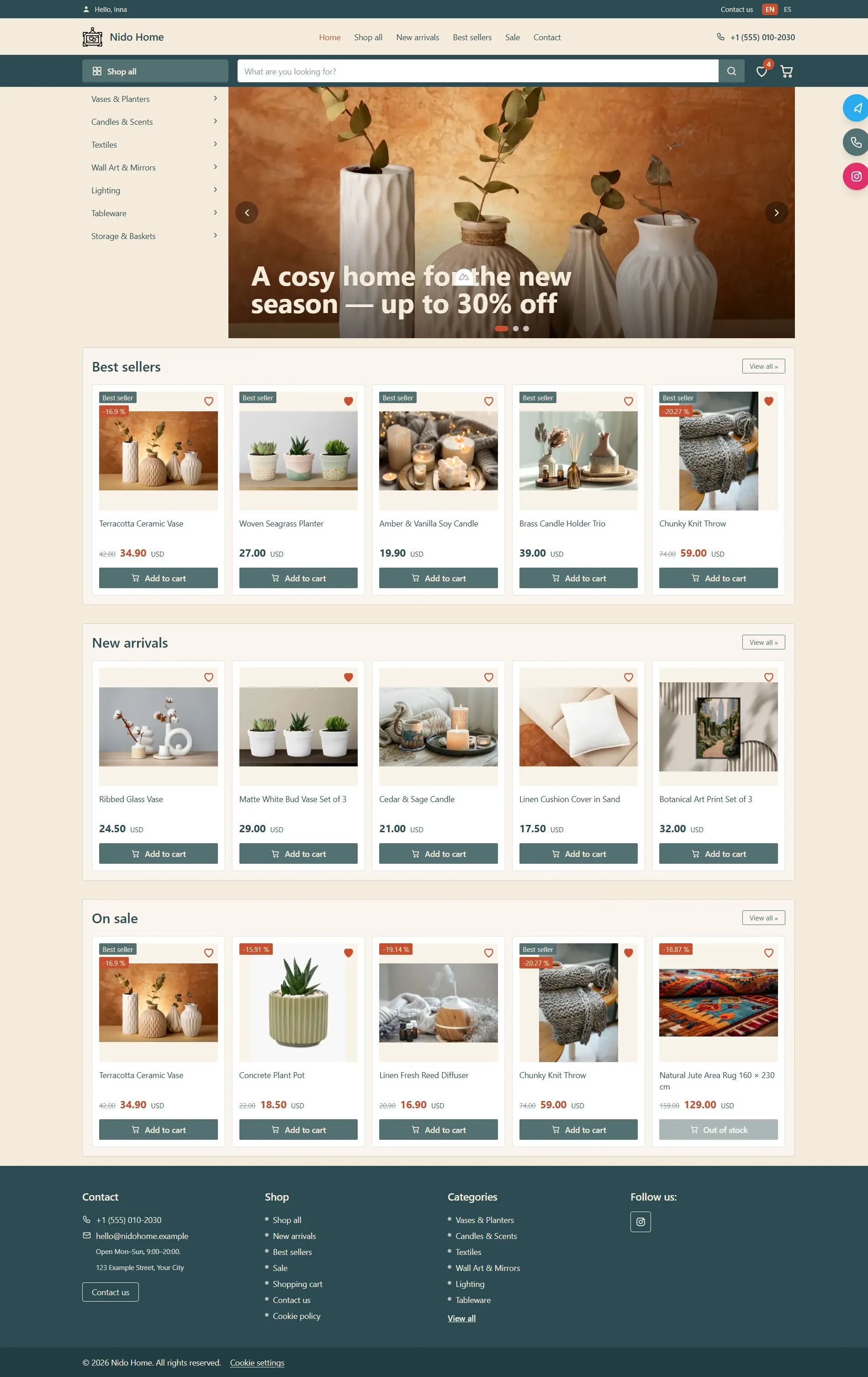 Página Principal (Home Page)