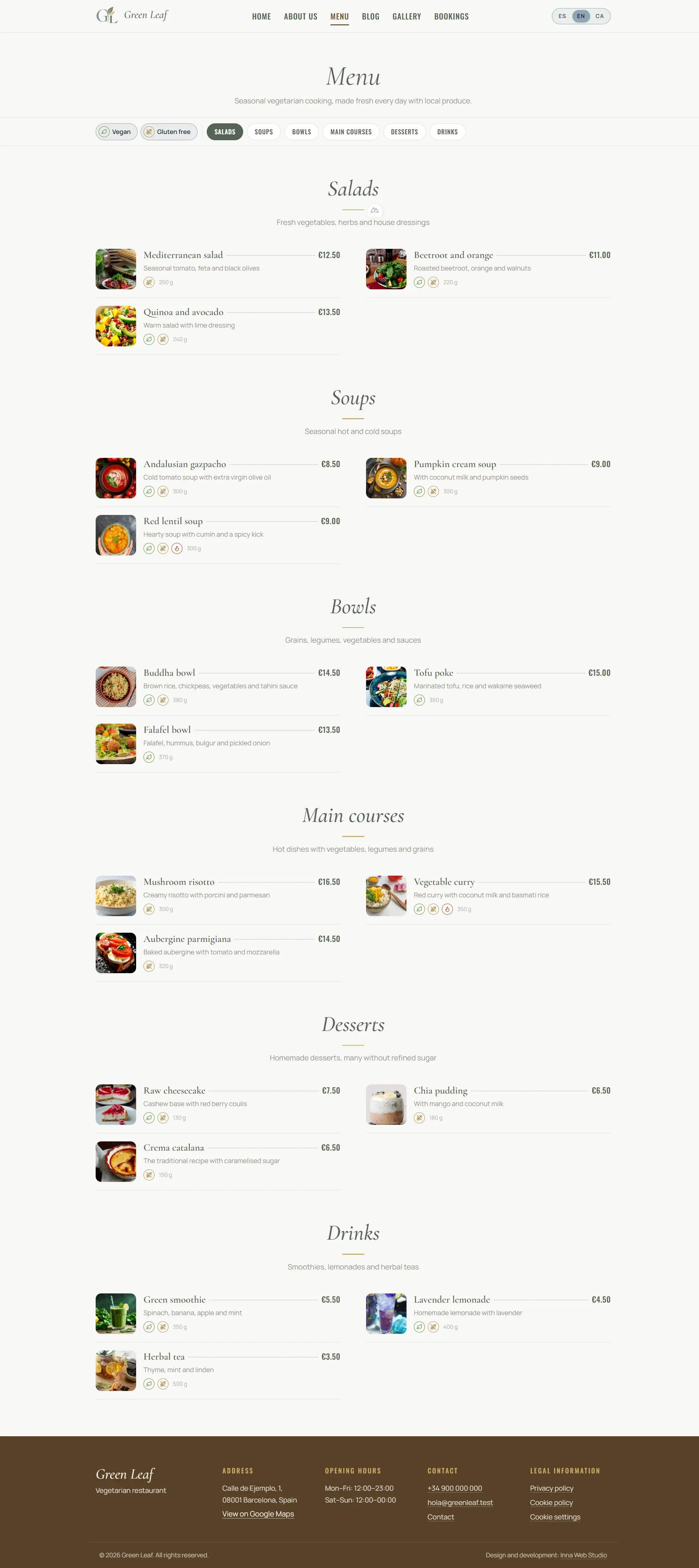 Menú